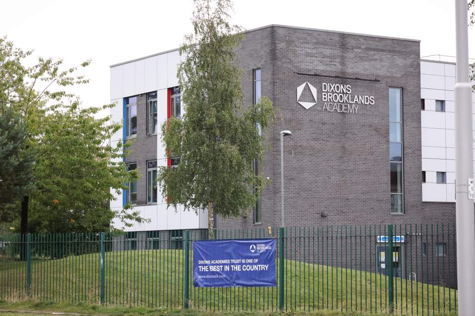 Dixons Brooklands Academy gave the girl a detention the next day for wearing grey socks