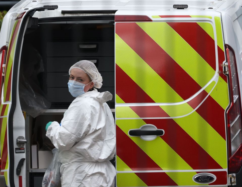 Police and forensics seen at Mansion Tyne student accommodation