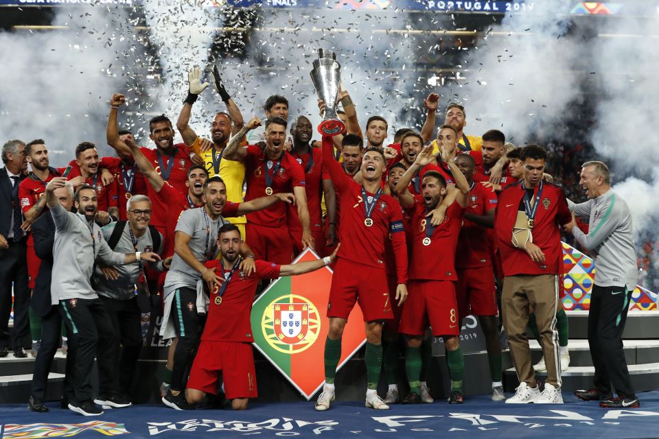 Portugal were the very first winners of the Nations League in 2019