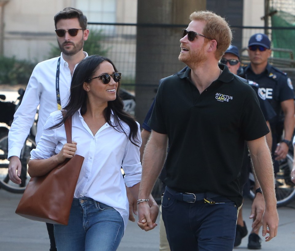 From one of their first public outings at the Invictus Games in Toronto in 2017, the couple were seen holding hands