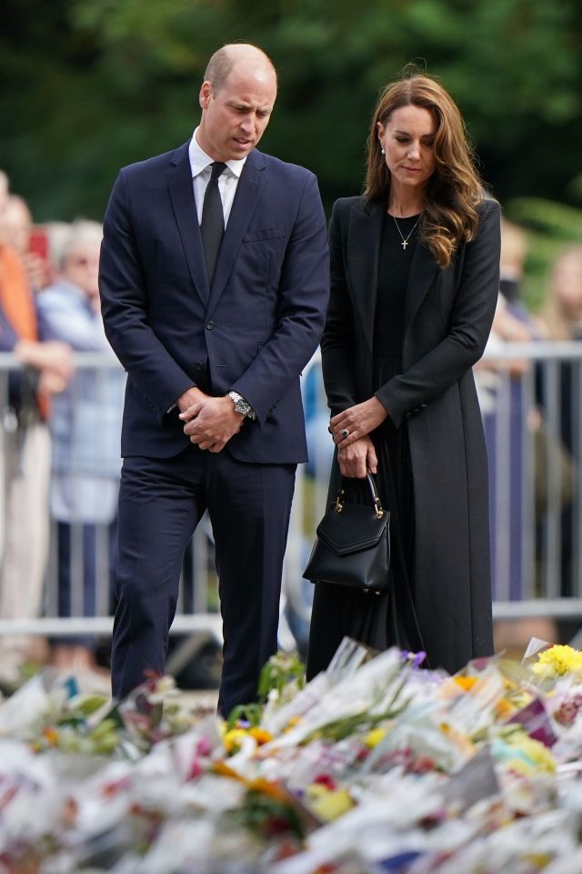 The Prince and Princess of Wales met with crowds at Sandringham