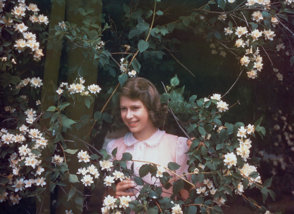 Elizabeth aged 15 in the grounds of Windsor Castle, July 1941