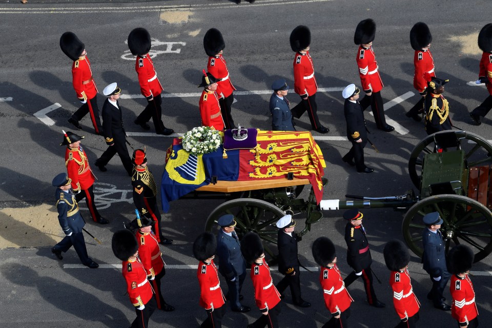 The world watched on as the Queen was given a historic send-off