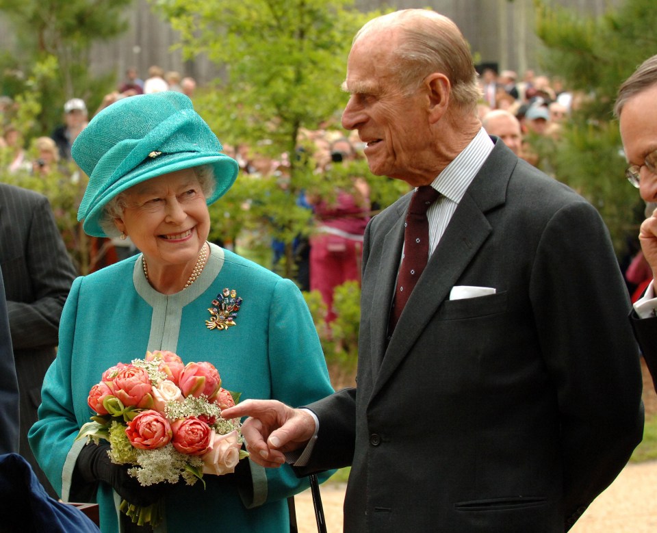 Queen Elizabeth II and the Duke of Edinburgh have been reunited at St George's Chapel