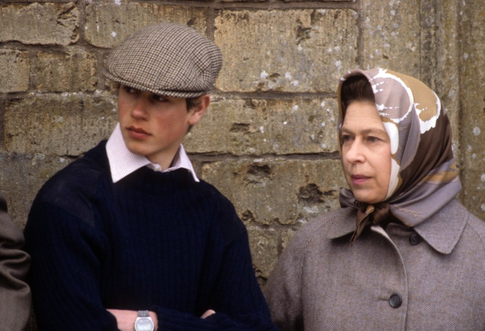 Edward and the Queen at the Badminton Horse Trials in 1980