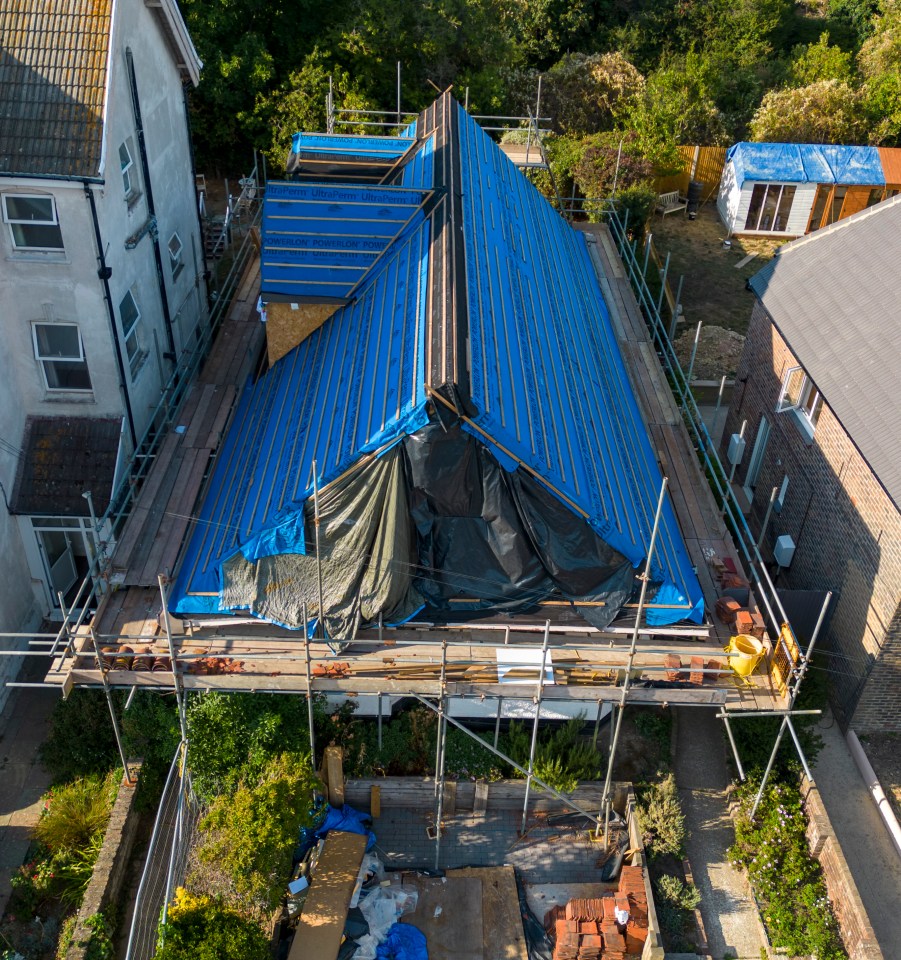 A couple claim their builder abandoned their loft conversion halfway through