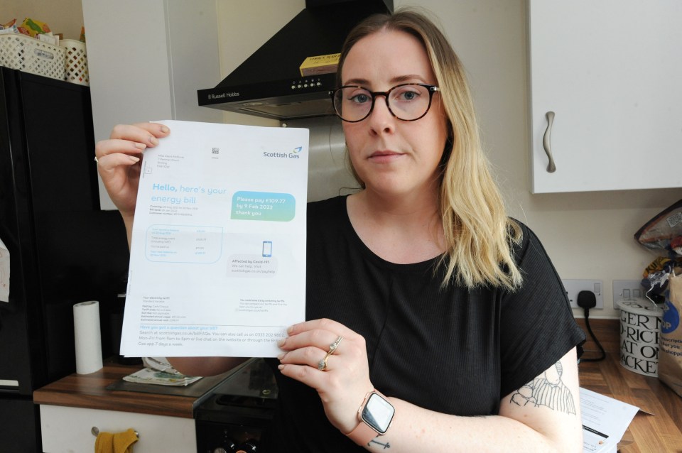 Stirling woman Claire McRuvie, at wits end over British Gas customer service