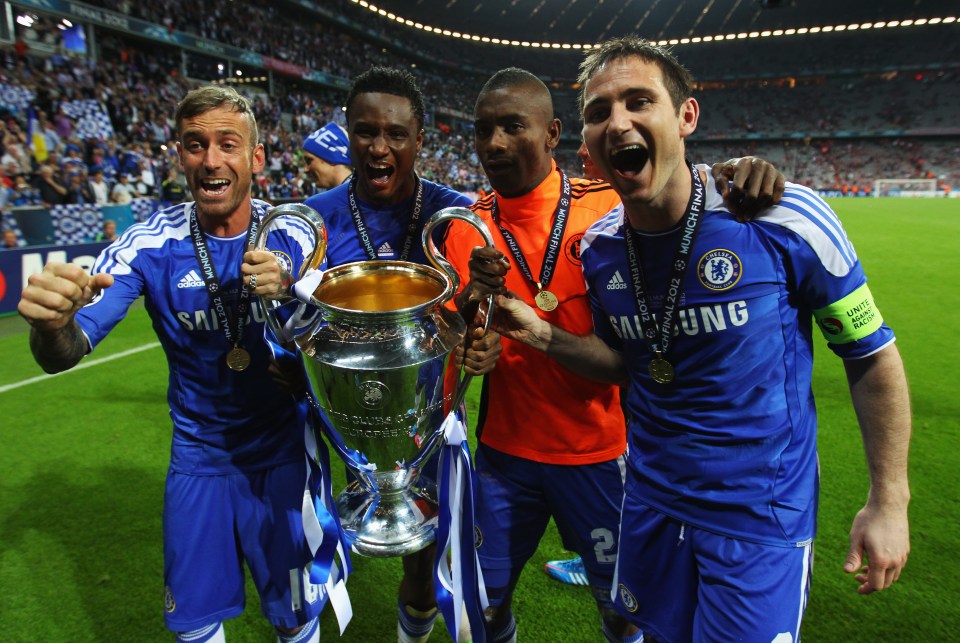 John Obi Mikel was part of the Chelsea side that won the 2012 Champions League title