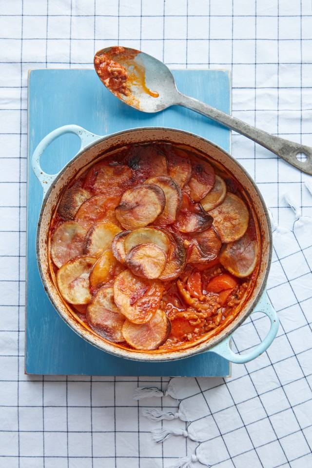 You can cook Rebecca's hotpot and leave it for up to two days in the fridge for lunch