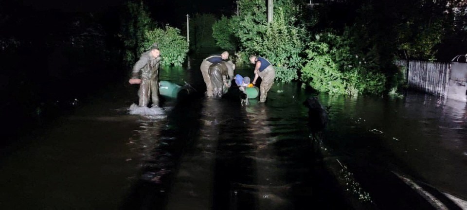 Many areas of Kryvyi Rih have been flooded