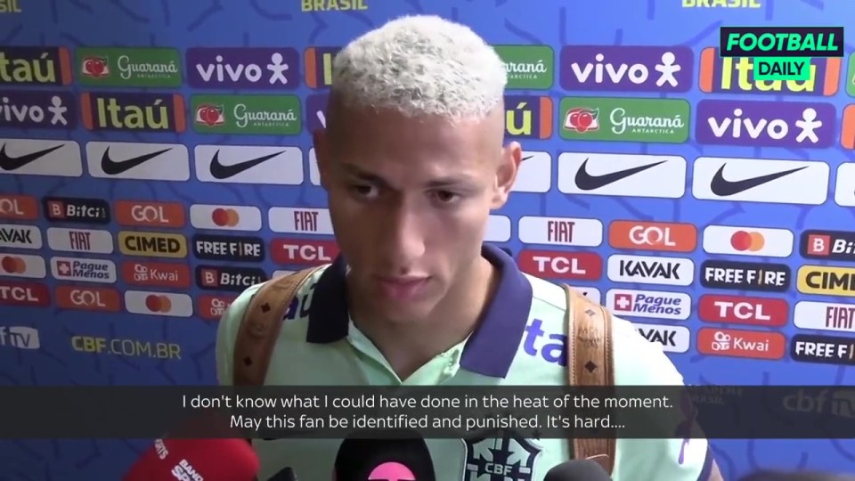 Richarlison spoke out after the match