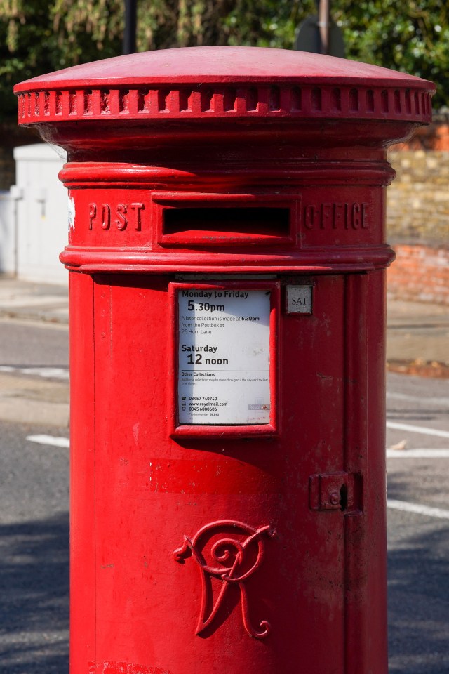 But, post boxes will not be replaced to reflect the new King