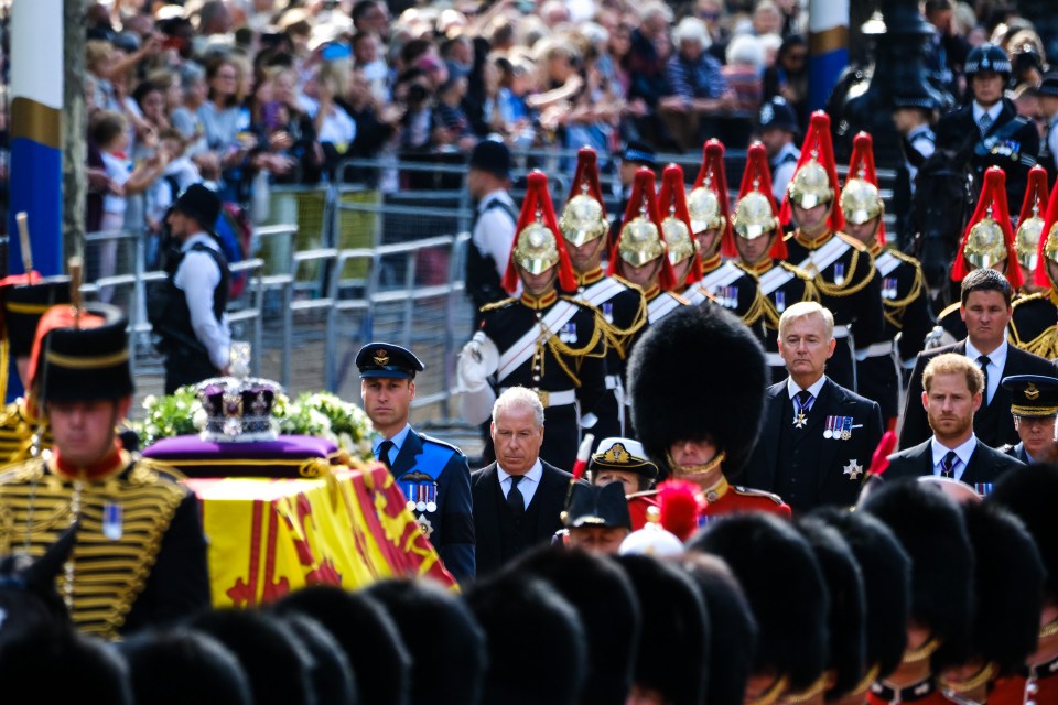 Royal commentator Richard Fitzwilliams thinks Harry will spend the day reflecting on yesterday's poignant procession