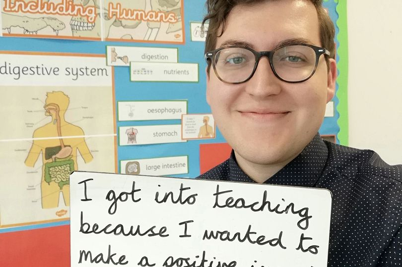 Ryan Walters, 25, has been teaching for five years at St Matthew’s CofE Primary and Nursery Academy in Plymouth