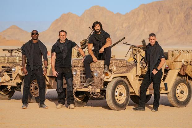 Rudy Reyes, sitting on the car in the centre, replaced Ant Middleton as the Channel 4 show's main man