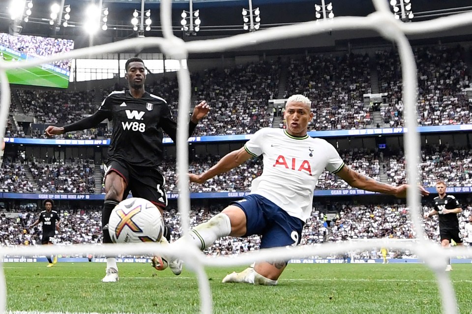 Richarlison thought he’d scored his first Tottenham goal