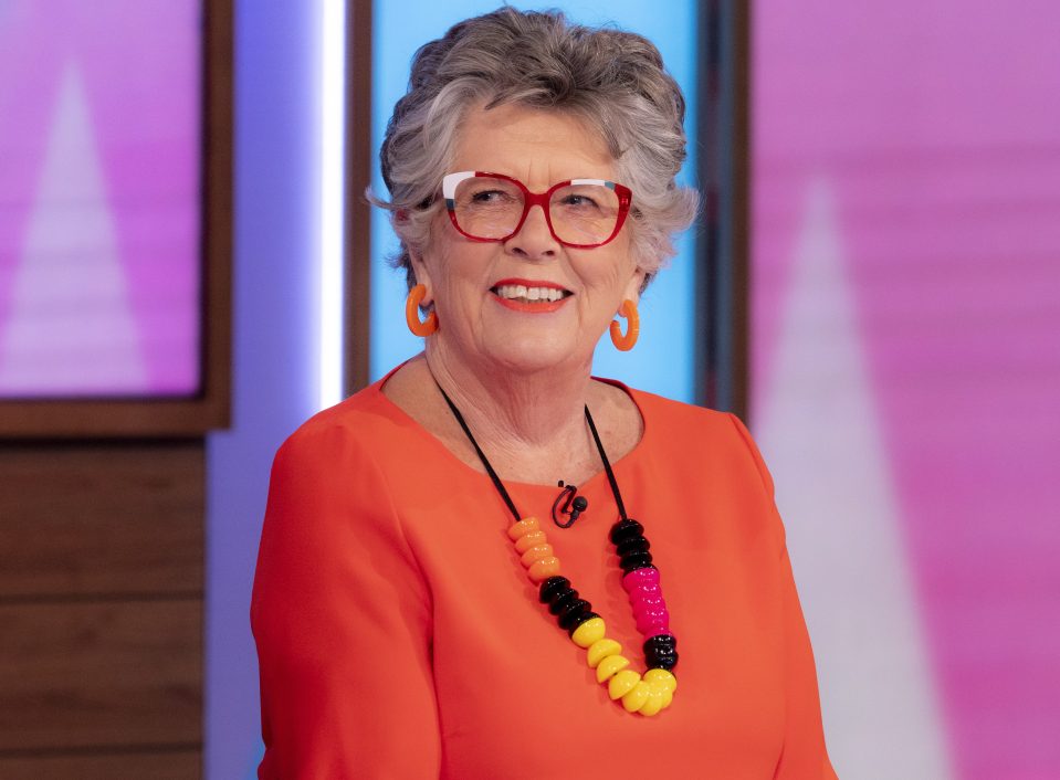  Prue Leith is a popular TV star and celebrity cook, known for Bake Off