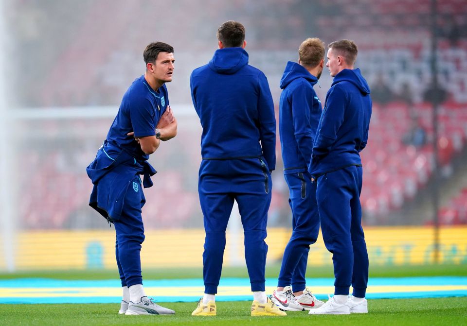 Harry Maguire was booed ahead of kick off