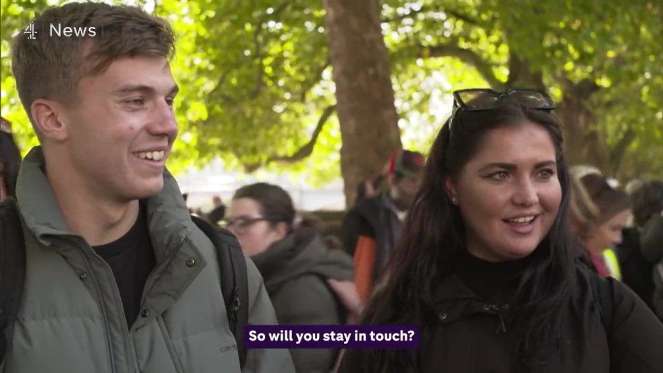 Jack and Zoe were asked if they plan to stay in touch after leaving Westminster Hall