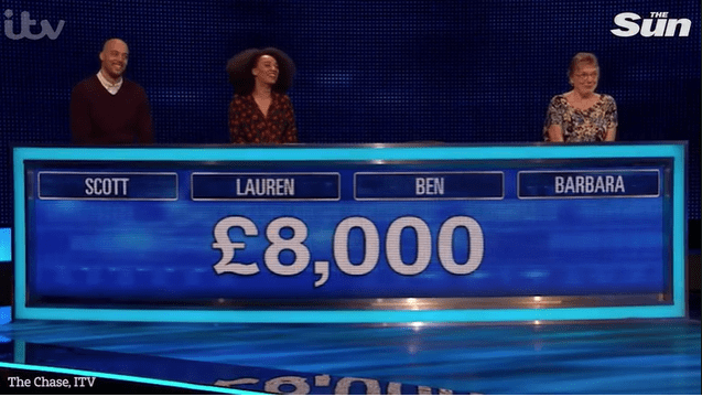 Walsh's humour didn't go down well with contestant Lauren as she shouted over to him saying: "That's awful!"