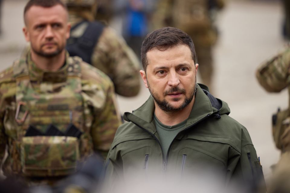 Zelensky had been visiting troops before the crash