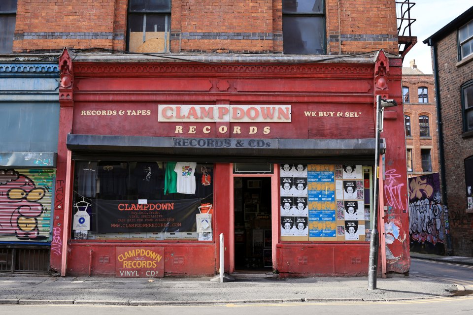 Scenes from It's a Sin were filmed in Clampdown Records in Manchester