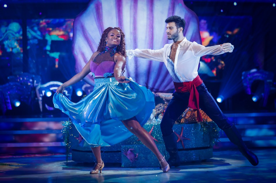 Fleur East and pro partner Vito Coppola survived the dance off