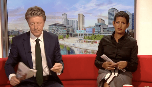 Charlie Stayt pressed on with the segment regardless