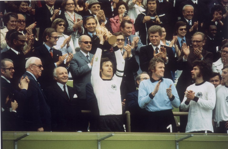 Beckenbauer was instrumental in helping Germany lift the World Cup in 1974