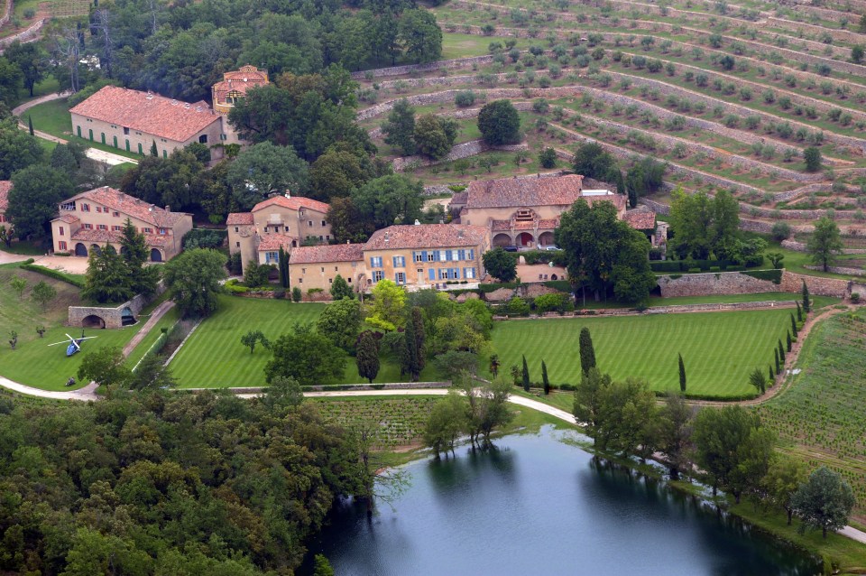 The former superstar couple are in a lengthy dispute over shared assets, including their Chateau Miraval winery in France