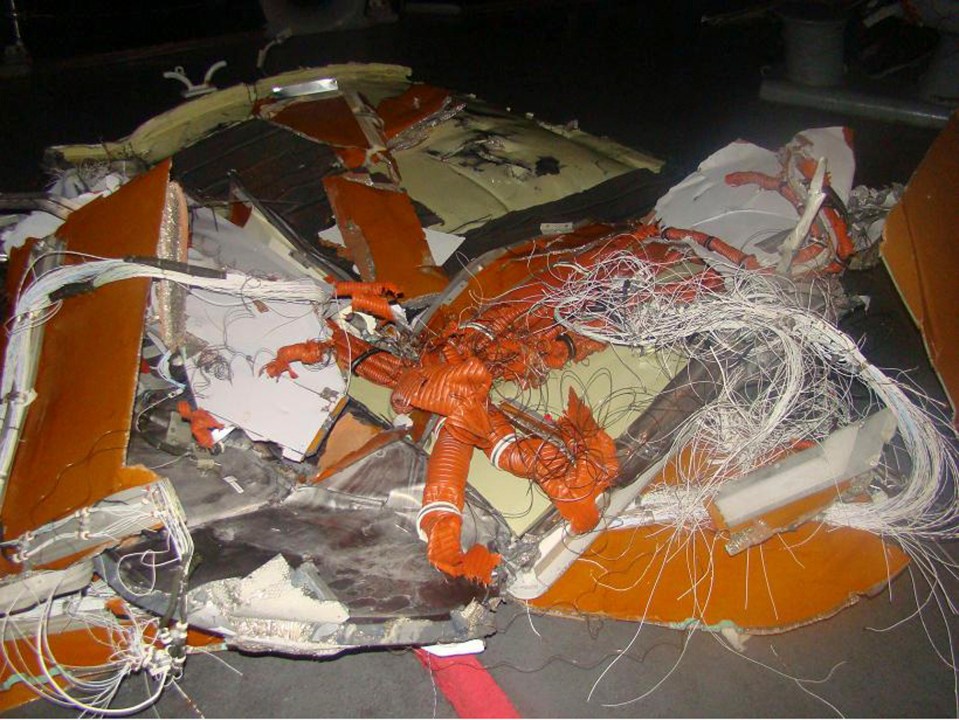 Debris belonging to the plane recovered by authorities