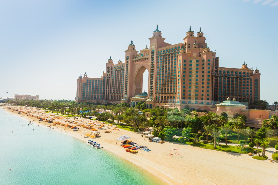 Located on Dubai’s artificial island, The Palm, Atlantis is just huge — with more than 1,500 hotel rooms, two towers and 28 restaurants