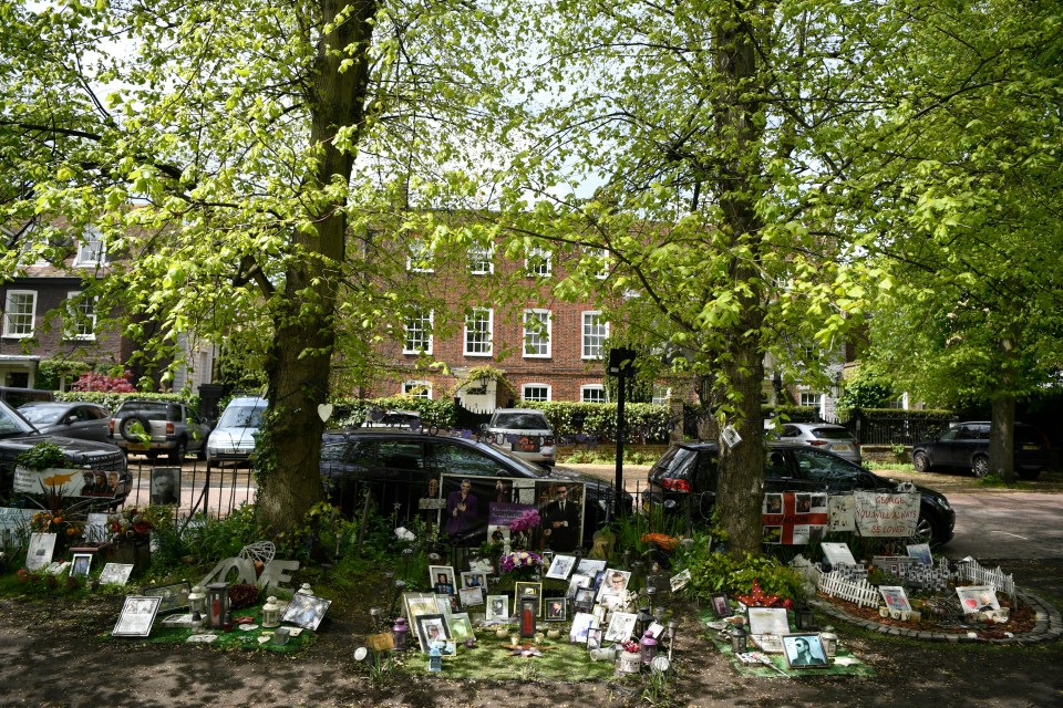 The home became a shrine following George's death in 2016