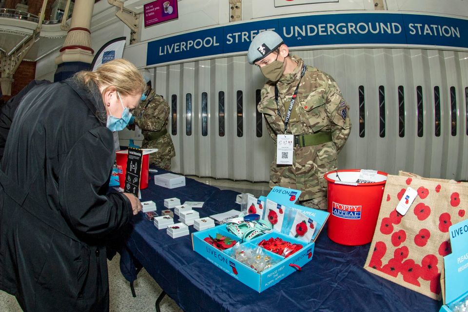 The Royal British Legion host their annual London Poppy Day event on November 3