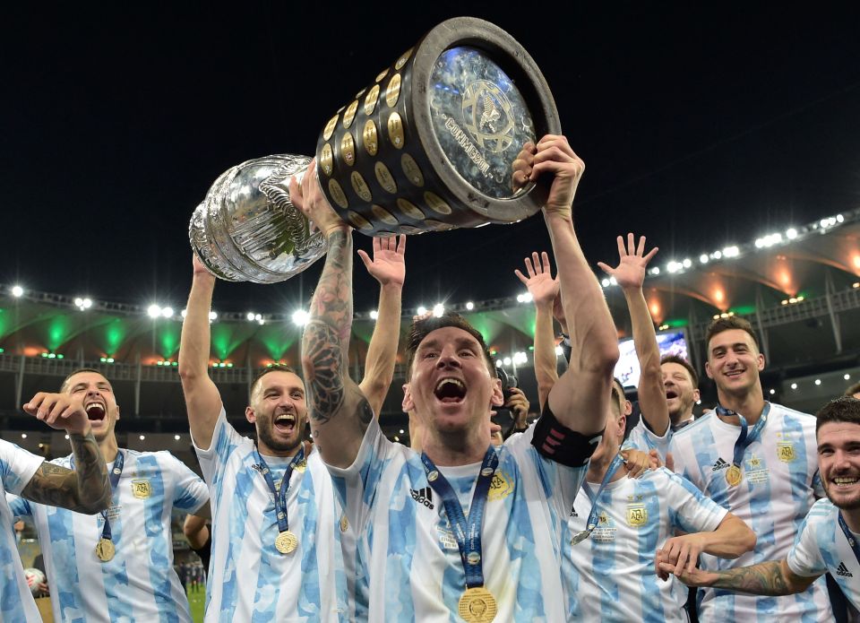 Messi won the Copa America in 2021 - his only international trophy to date