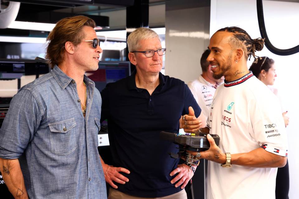 Actor Brad Pitt will star in a feature F1 movie by Hamilton's company