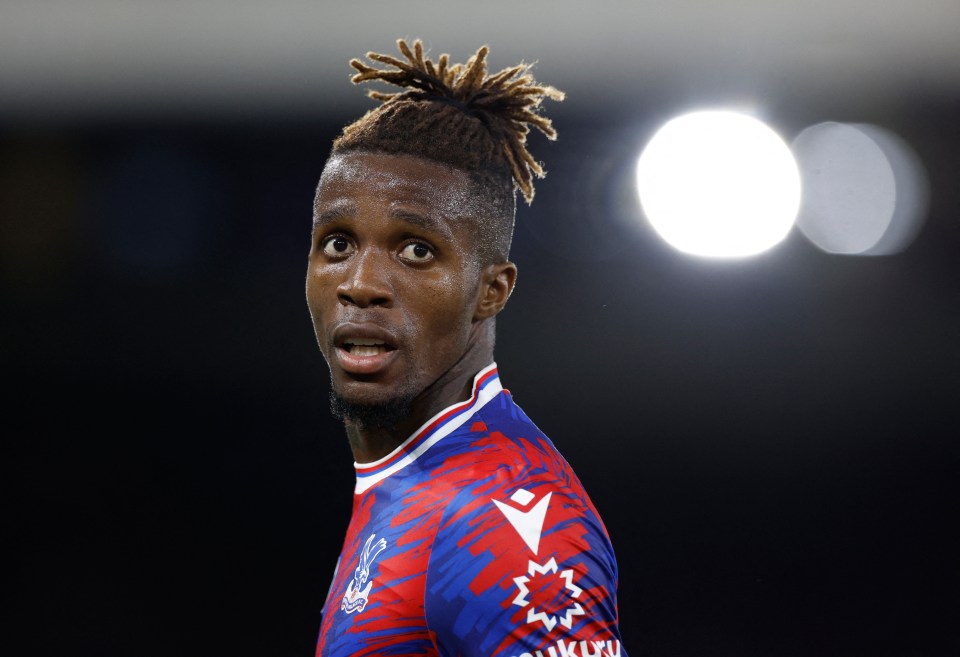 Wilfried Zaha has been warned against moving to a Big Six club