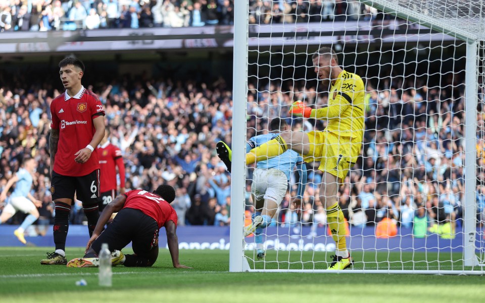 The frustration was clear to see on the faces of the United players