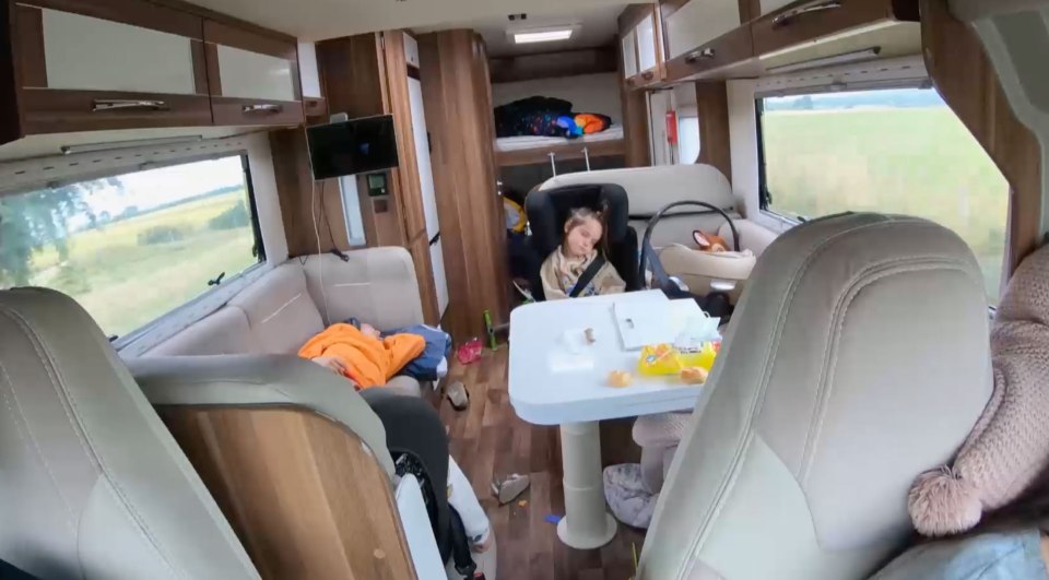 They're sure to be making the most of their lavish motorhome during the break