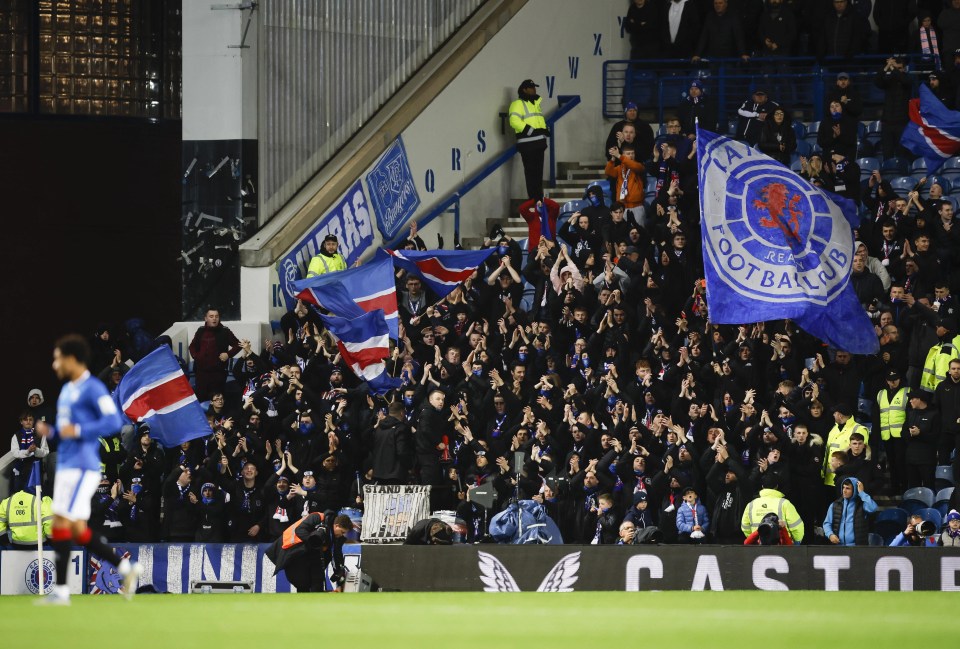 Rangers always play in front of a raucous home crowd