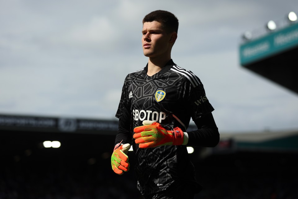 Illan Meslier is in his third full season at Elland Road since signing from Lorient