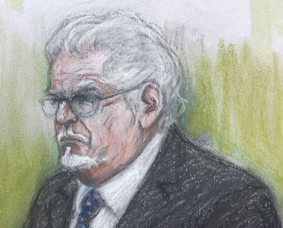 Rolf Harris back in court in 2017 when before being cleared of molesting three teenagers