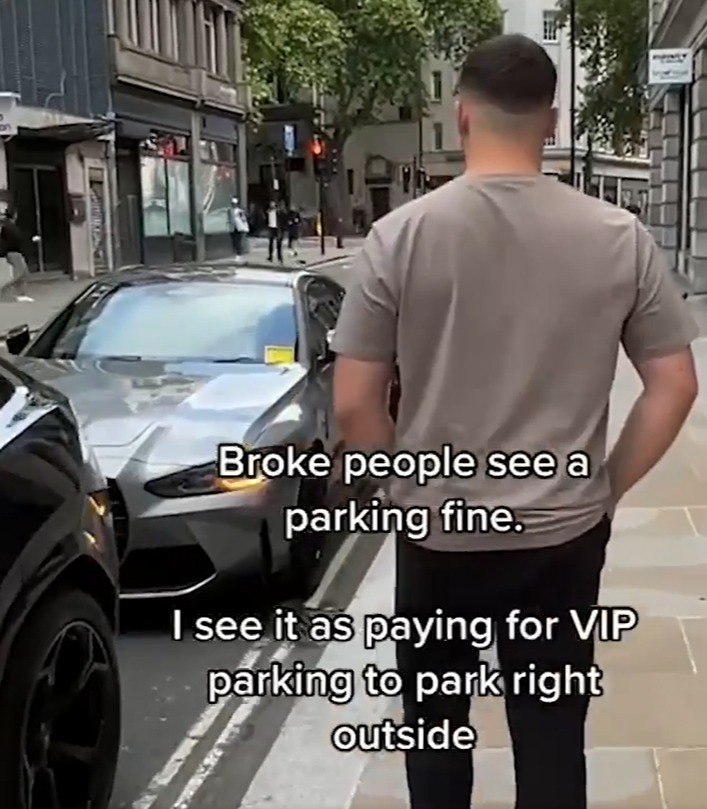 Luke Desmaris has paid 100 parking tickets totalling over £7,000 for his antics in the past year alone