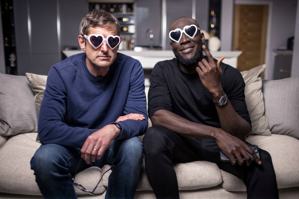 Heart to heart - Louis and Stormzy chat at the music star's London pad