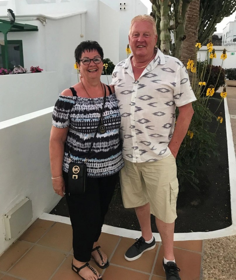 Retired Allan Lunn, pictured with wife Sam, now has a part-time supermarket job to make ends meet