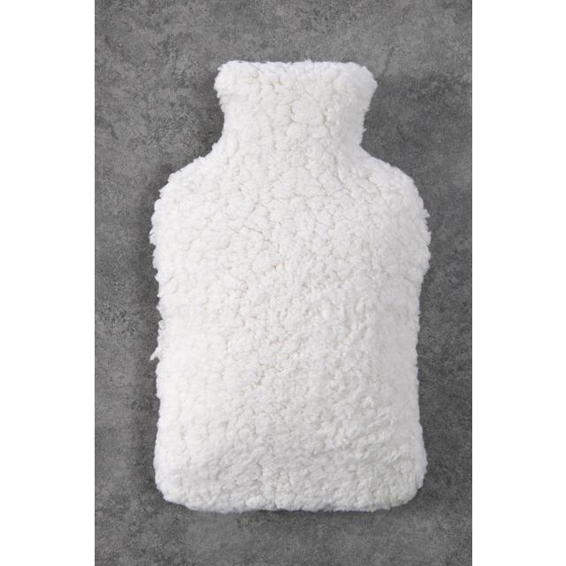 Morrisons Cream Fleece Hot Water Bottle, £8