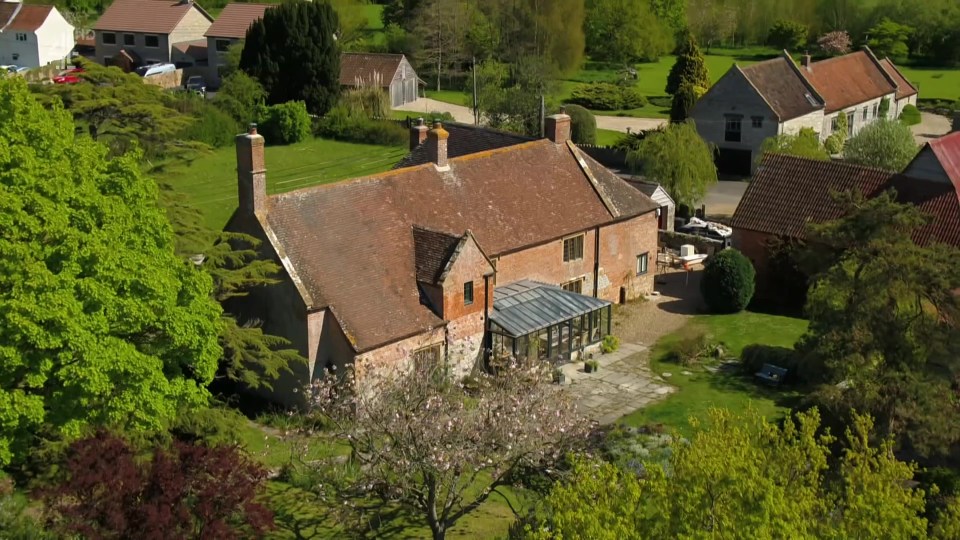 The six-bedroom 17th century manor house in Somerset was bought by the couple for £1.2million