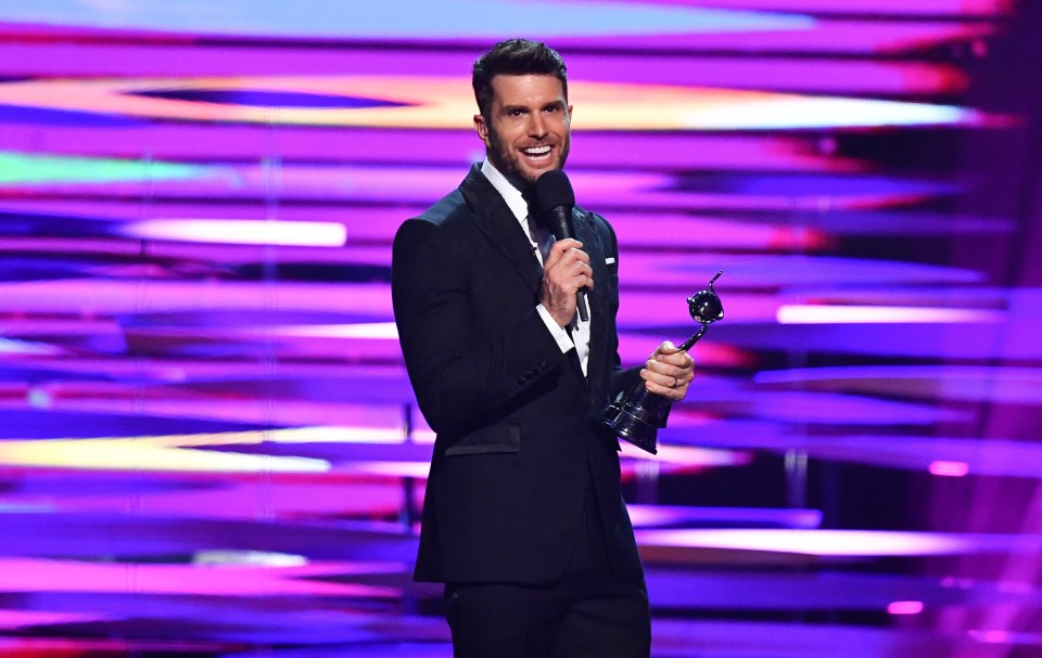 Exclusive Mandatory Credit: Photo by James Veysey/Shutterstock (12423948bj) Joel Dommett Exclusive – 26th National Television Awards, Show, O2, London, UK – 09 Sep 2021