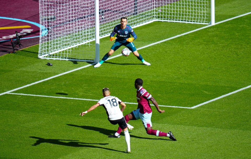 Andreas Pereira blasted in the opener after just five minutes