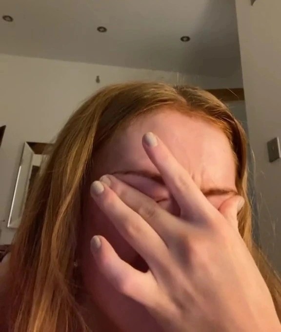 She concerned fans earlier this week with clip of her crying posted to TikTok